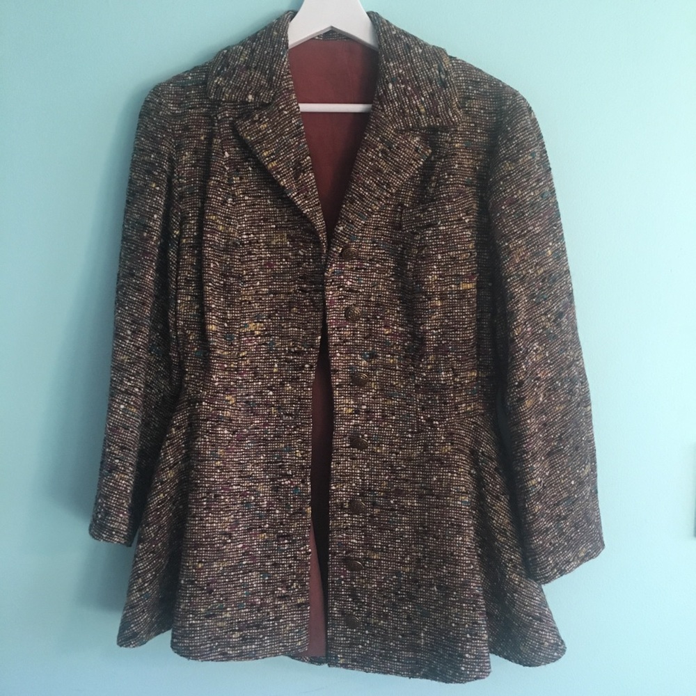 40s-50s tweed new look dior jacket
